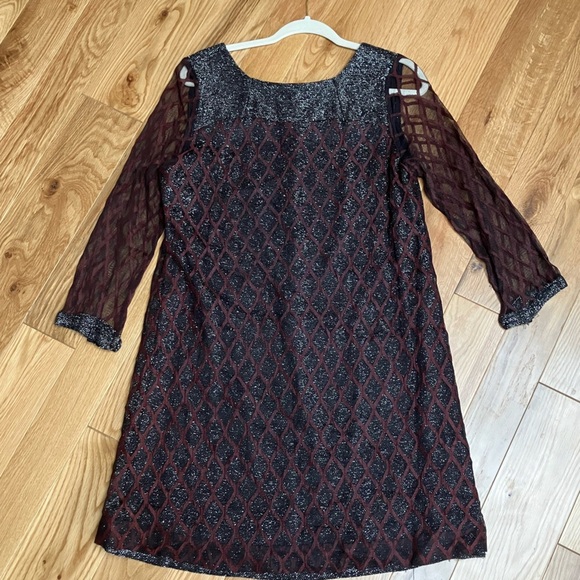 Vintage overlay sparkle dress 50s/60s XL-1X - Picture 1 of 3